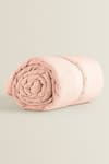 Shop_The Baby Atelier_Pink Organic Cotton Queen Duvet Cover _at_Aza_Fashions