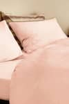 The Baby Atelier_Pink Organic Cotton Queen Duvet Cover _Online_at_Aza_Fashions