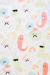 Buy_The Baby Atelier_Multi Color Organic Cotton Rainbow Vegetables Print Junior Bed Cover _Online_at_Aza_Fashions