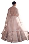 MATSYA_Pink Blouse And Lehenga Raw Silk Embroidery Dori Tulip Sheesha Gota Bridal Set_Online