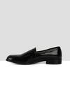 Ankit V Kapoor_Black Almond Toe Penny Loafers _Online_at_Aza_Fashions