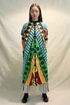 Buy_Ka-Sha_Multi Color Cotton Applique Carnival High Round Neck Appy Jacket _Online_at_Aza_Fashions