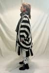 Buy_Ka-Sha_Black Cording Striped Corded Scarf _Online_at_Aza_Fashions