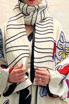 Buy_Ka-Sha_Off White Applique Thakur Striped Scarf _Online_at_Aza_Fashions