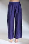 Shop_JAYANTI REDDY_Purple Solid Plain Palazzo Pant _Online_at_Aza_Fashions