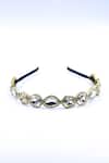 Buy Foot Fuel Gold Crystals, Beads, Brooches Geometric Carved Embellished Hairband at Aza Fashions Buy_Foot Fuel_Gold Crystals, Beads, Brooches Geometric Carved Embellished Hairband _at_Aza_Fashions