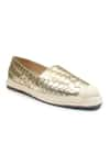 Shop_Heel Your Sole_Gold Basket Weave Espadrilles _Online_at_Aza_Fashions