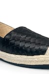 Heel Your Sole_Grey Basket Weave Pattern Jute Espadrilles _Online_at_Aza_Fashions