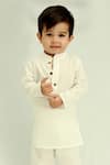 Buy_Kalp_White Cotton Print Blossom Max Bundi Kurta Set 