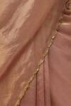 Buy_Mimamsaa_Pink Tissue Silk Embroidered Sequin Gargi Saree With Running Blouse