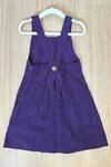 Shop_Khela_Purple Cotton Woven Striped Pinafore Dress With Hakoba Top _Online_at_Aza_Fashions