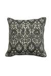 Buy_House Of Inari_Beige 100% Cotton Thread Patan Embroidered Double Sided Cushion Cover_at_Aza_Fashions
