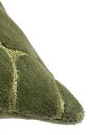 House Of Inari_Green 100% Cotton Velvet Embroidery Cushion Cover_Online_at_Aza_Fashions
