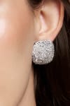 The Jewel Factor_Silver Plated Crystals Allure Stud Earrings _Online_at_Aza_Fashions