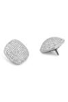 Shop_The Jewel Factor_Silver Plated Crystals Allure Stud Earrings _Online_at_Aza_Fashions