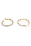 Shop_The Jewel Factor_Gold Plated Crystals My Bff Embellished Hoops_Online_at_Aza_Fashions