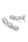 Buy_The Jewel Factor_Silver Plated Crystals Symphony Earrings 