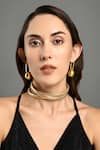 Buy_The Jewel Factor_Gold Plated Carved Greek Goddess Choker_at_Aza_Fashions