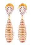 Buy_Prata_White Crystals Vortex Stone Studded Danglers _at_Aza_Fashions
