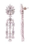 Shop_Prata_White Crystals Scintillio Luxe Cubic Zirconia Stone Earrings _at_Aza_Fashions
