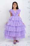 Buy_Jelly Jones_Purple Net Ruffle Layered Dress_at_Aza_Fashions