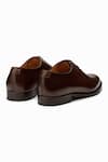 Shop_3DM LIFESTYLE_Brown Plain Wholecut Oxford Leather Shoes _Online_at_Aza_Fashions