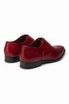 Buy_3DM LIFESTYLE_Red Plain Austerity Brogue Oxford Shoes 