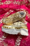 Buy_Chal Jooti_Gold Embellished Goddess Sequin Sneakers 