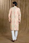 Shop_Aryavir Malhotra_Multi Color Kurta Cotton Printed Abstract And Pyjama Set_at_Aza_Fashions