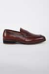 Buy_Hats Off Accessories_Brown Solid Slip-on Loafers _Online_at_Aza_Fashions