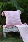 Amoliconcepts_Ivory Cotton Horizontal Stripe Woven Cushion Cover 2 Pcs Set_Online_at_Aza_Fashions