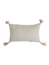 Shop_Amoliconcepts_Ivory Cotton Stripe Woven Pillow Cover 2 Pcs Set_at_Aza_Fashions