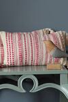 Buy_Amoliconcepts_Ivory Cotton Stripe Pattern Pillow Cover 2 Pcs Set_Online_at_Aza_Fashions