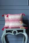 Buy_Amoliconcepts_Pink Cotton Horizontal Woven Cushion Cover 2 Pcs Set_at_Aza_Fashions