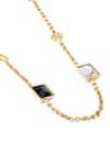 Voyce Jewellery_Black Swarovski Crystals Elysian Embellished Necklace _Online_at_Aza_Fashions