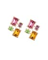 Buy_Voyce Jewellery_Multi Color Swarovski Crystals Infinity Embellished Square Earrings _Online_at_Aza_Fashions