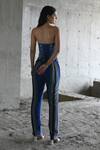 Shop_East14_Blue Cupro Crepe Printed Stripe Cigarette Pant _at_Aza_Fashions