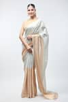 Buy_Sheela Suthar_Gold Handwoven Pure Tissue Light Suvarna Saree With Running Blouse _at_Aza_Fashions