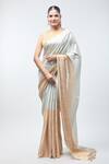 Sheela Suthar_Gold Handwoven Pure Tissue Light Suvarna Saree With Running Blouse _at_Aza_Fashions