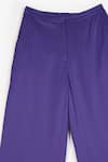 Buy_PERONA_Purple Cotton Solid Elina Trouser_Online