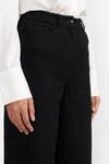 Shop_PERONA_Black Cotton Plain Juliette Barrel Pant _Online_at_Aza_Fashions