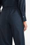 Shop_PERONA_Blue Cotton Plain Kimiko Wide Legged Pant _Online_at_Aza_Fashions