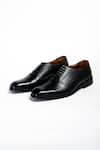 Shop_ANIKET GUPTA_Black Sagir Leather Formal Shoes _at_Aza_Fashions