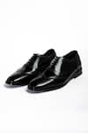 Shop_ANIKET GUPTA_Black Tango Leather Formal Shoes _at_Aza_Fashions