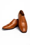 Buy_ANIKET GUPTA_Brown Tango Leather Shoes _at_Aza_Fashions