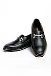 Buy_ANIKET GUPTA_Black Omega 2 Solid Shoes _at_Aza_Fashions