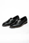 Buy_ANIKET GUPTA_Black Omega 2 Solid Shoes _Online_at_Aza_Fashions