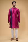 Buy Arihant Rai Sinha Pink , Chanderi Zari Thread Work Kurta And Churidar Set Online at Aza Fashions Buy_Arihant Rai Sinha_Pink , Chanderi Zari Thread Work Kurta And Churidar Set _Online_at_Aza_Fashions