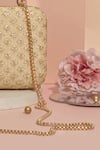 Buy_AMYRA_Gold Sequins Inaya Embroidered Box Clutch With Detachable Sling _Online_at_Aza_Fashions