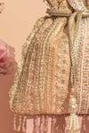 Buy_AMYRA_Peach Thread Naaz Embellished Potli _Online_at_Aza_Fashions